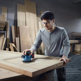 Bosch Professional Akku-Exzenterschleifer GEX 185-LI Professional solo, 18Volt blau/schwarz, ohne Akku und Ladegerät, Ø 125mm