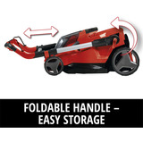 EINHELL Professional Akku-Rasenmäher RASARRO 36/42, 36Volt (2x18V) rot/schwarz, 2x Li-Ionen Akku 5,2Ah