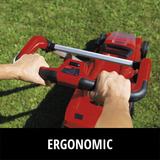 EINHELL Professional Akku-Rasenmäher RASARRO 36/42, 36Volt (2x18V) rot/schwarz, 2x Li-Ionen Akku 5,2Ah