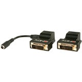 Lindy DVI-D Single Link Extender, DVI Erweiterung schwarz, 70m, Cat.6 