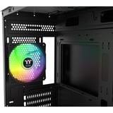 Thermaltake View 170 WS ARGB Black, Tower-Gehäuse schwarz/holz, Tempered Glass x 2, Holz-Struktur