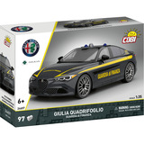 COBI Giulia Quadrifoglio Guardia di Finanza, Konstruktionsspielzeug Maßstab 1:35
