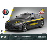COBI Giulia Quadrifoglio Guardia di Finanza, Konstruktionsspielzeug Maßstab 1:35