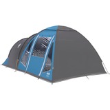 Coleman Kuppelzelt Waterfall 5 blau/grau, mit Tunnelanbau, Modell 2025