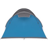 Coleman Kuppelzelt Waterfall 5 blau/grau, mit Tunnelanbau, Modell 2025