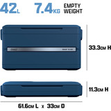 Coleman Snap'N Go 45QT, Kühlbox blau