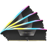 Corsair DIMM 96 GB DDR5-6400 (4x 24 GB) Quad-Kit, Arbeitsspeicher schwarz, CMH96GX5M4B6400C32, Vengeance RGB, INTEL XMP