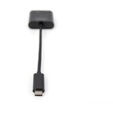 Digitus  USB Type-C Gigabit Ethernet Adapter schwarz, mit Power Delivery Unterstützung