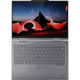 Lenovo ThinkPad 2-in-1 G9 (21KE0080GE), Notebook grau, Intel® Core™ Ultra 5 135U, Intel® Graphics, 32 GB LPDDR5X, 512 GB (512 GB SSD), Windows 11 Pro