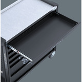 Wera 9701 Tool Rebel Werkstattwagen Stainless XXL 1, mit Bestückung, Werkzeugwagen schwarz/silber, 188-teilig (Elektro / VDE), im exklusiven Tool Rebel Design