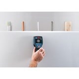 Bosch Akku-Wallscanner D-tect 120 Professional, 12Volt, Ortungsgerät blau/schwarz, Li-Ionen-Akku 2,0 Ah, in L-BOXX 136