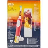 Braun Vitality Pro 103 Kids König der Löwen , Elektrische Zahnbürste mehrfarbig, Mit Reiseetui