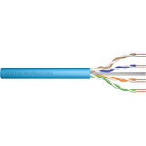 Digitus Professional Cat.6a U/UTP Verlegekabel simplex, Eca blau, 500 Meter Trommel