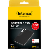 Intenso Externe SSD TX100 500 GB schwarz, USB-A 3.2 Gen 1 (5 Gbit/s)