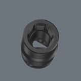Wera 8790 C Impaktor Deep Set 1, 11-teilig, Steckschlüssel schwarz, 1/2", in textiler Box