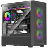 Xilence Flux X916.ARGB, Tower-Gehäuse schwarz, Tempered Glass