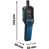 Bosch Hygrometer GDH 1-17, Feuchtemesser blau/schwarz, 2x Batterien, Tasche
