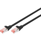 Digitus Patchkabel CAT 6 S/FTP 2m schwarz, 2 Meter
