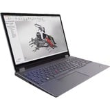 Lenovo ThinkPad P16 G2 (21FA004MGE), Notebook grau/schwarz, Intel® Core™ i9-13980HX, NVIDIA RTX 4000, 32 GB DDR5, 1 TB (1 TB SSD), Windows 11 Pro