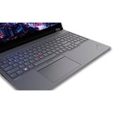 Lenovo ThinkPad P16 G2 (21FA004MGE), Notebook grau/schwarz, Intel® Core™ i9-13980HX, NVIDIA RTX 4000, 32 GB DDR5, 1 TB (1 TB SSD), Windows 11 Pro
