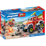 PLAYMOBIL 71824 Action Heroes Feuerwehrtruck, Konstruktionsspielzeug 