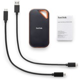 SanDisk Extreme PRO Portable SSD V2 1 TB, Externe SSD schwarz/orange, USB-C 3.2 Gen 2x2 (20 Gbit/s)