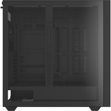 Thermaltake AX500 Black, Big-Tower-Gehäuse schwarz, Tempered Glass