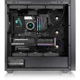 Thermaltake AX500 Black, Big-Tower-Gehäuse schwarz, Tempered Glass