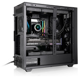 Thermaltake AX500 Black, Big-Tower-Gehäuse schwarz, Tempered Glass