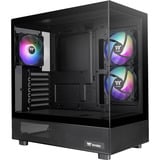 Thermaltake View 270 Plus TG ARGB Black, Tower-Gehäuse schwarz, Tempered Glass x 2