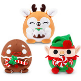 ZURU Snackles Christmas, Kuscheltier sortierter Artikel, eine Figur