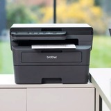 Brother DCP-L2627DWXL, Multifunktionsdrucker dunkelgrau, USB, WLAN, Scan, Kopie, 2x Toner, Duplex (Druck)