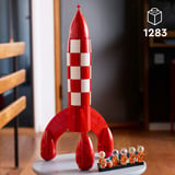LEGO 21367 Ideas Die Mondrakete von Tintin, Konstruktionsspielzeug 