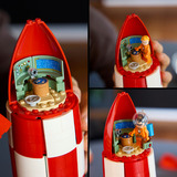 LEGO 21367 Ideas Die Mondrakete von Tintin, Konstruktionsspielzeug 