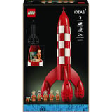 LEGO 21367 Ideas Die Mondrakete von Tintin, Konstruktionsspielzeug 