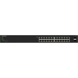 Netgear Smart Managed Essentials Switch (GS324TPv2) schwarz, 190W PoE Budget