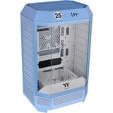 Thermaltake The Tower 300 Hydrangea Blue, Tower-Gehäuse hellblau, Tempered Glass