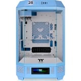 Thermaltake The Tower 300 Hydrangea Blue, Tower-Gehäuse hellblau, Tempered Glass