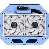 Thermaltake The Tower 300 Hydrangea Blue, Tower-Gehäuse hellblau, Tempered Glass
