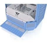 Thermaltake The Tower 300 Hydrangea Blue, Tower-Gehäuse hellblau, Tempered Glass