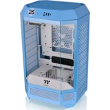 Thermaltake The Tower 300 Hydrangea Blue, Tower-Gehäuse hellblau, Tempered Glass