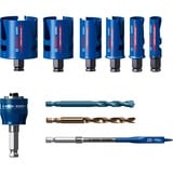 Bosch EXPERT Lochsägen-Set Construction Material PC Plus, Ø 20-64mm, 10-teilig mit Power Change Plus Adapter, Koffer