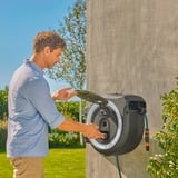 GARDENA Akku-Wand-Schlauchbox PowerRoll XL 18V P4A solo, 35 Meter, Schlauchtrommel grau/weiß, ohne Akku und Ladegerät, POWER FOR ALL ALLIANCE