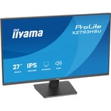 iiyama ProLite X2793HSU-B1, LED-Monitor 68.6 cm (27 Zoll), schwarz (matt), FullHD, IPS, HDMI, DP, USB-Hub, Lautsprecher, 120Hz Panel