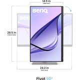 BenQ MA270S, LED-Monitor 68.5 cm (27 Zoll), silber, 5K, IPS, Nano Gloss Monitor für MacBook