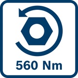 Bosch Akku-Schlagschrauber GDS 18V-330 HC Professional solo, 18Volt blau, ohne Akku und Ladegerät, in L-BOXX