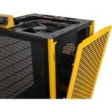 Thermaltake The Tower 200 Bumblebee, Tower-Gehäuse dunkelgelb, Tempered Glass