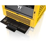 Thermaltake The Tower 200 Bumblebee, Tower-Gehäuse dunkelgelb, Tempered Glass