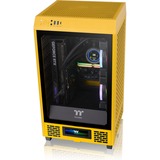 Thermaltake The Tower 200 Bumblebee, Tower-Gehäuse dunkelgelb, Tempered Glass