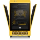 Thermaltake The Tower 200 Bumblebee, Tower-Gehäuse dunkelgelb, Tempered Glass